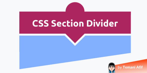 CSS Section Divider